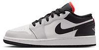 Jordan Boys AJ 1 Low - Boys' Grade School Basketball Shoes Black/Black/Summit White