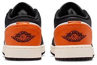 Jordan Boys AJ 1 Low - Boys' Grade School Basketball Shoes Black/Sail/Starfish