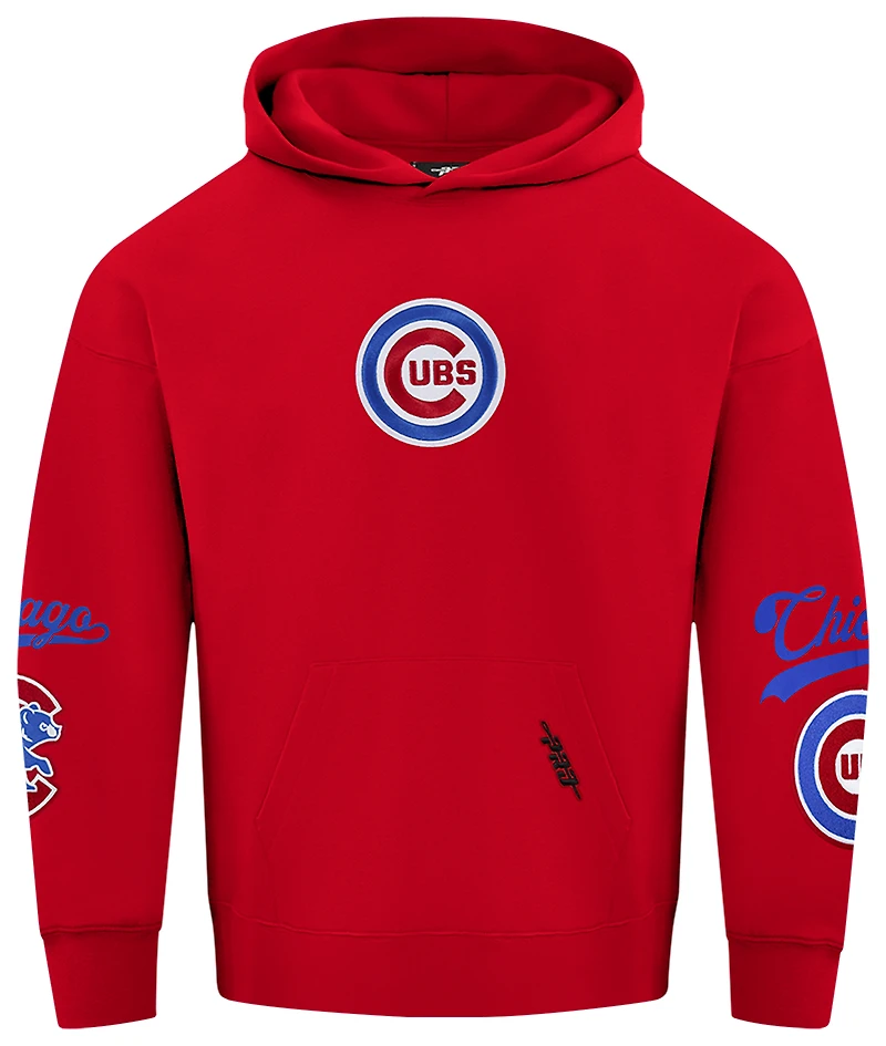 Pro Standard Cubs Living Large Drop Shoulder PO Hoodie - Men's