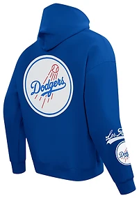Pro Standard Dodgers Living Large Drop Shoulder PO Hoodie - Men's