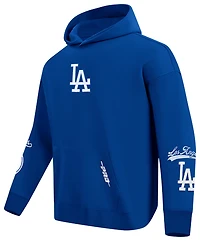 Pro Standard Dodgers Living Large Drop Shoulder PO Hoodie - Men's