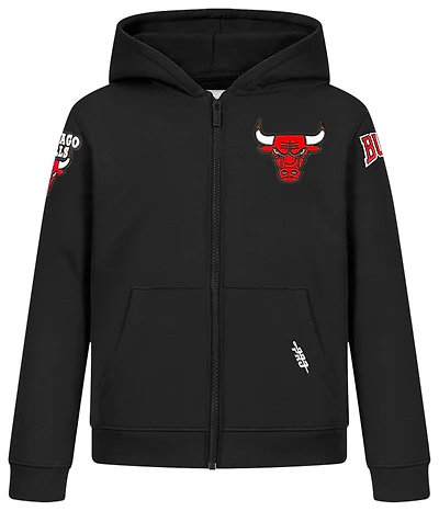 Pro Standard Boys Pro Standard Chicago Bulls Classic Flc Fz Po Hoodie - Boys' Grade School Black Size S