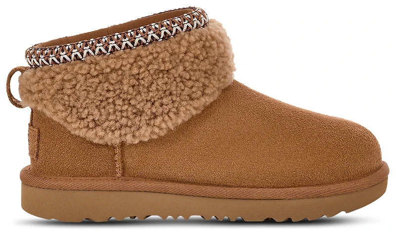 UGG Girls Ultra Mini - Girls' Grade School Shoes Chestnut
