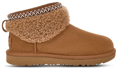 UGG Girls Ultra Mini - Girls' Grade School Shoes Chestnut