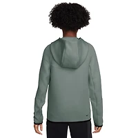 Nike Boys Tech Fleece Full-Zip - Boys' Grade School Black/Clay Green