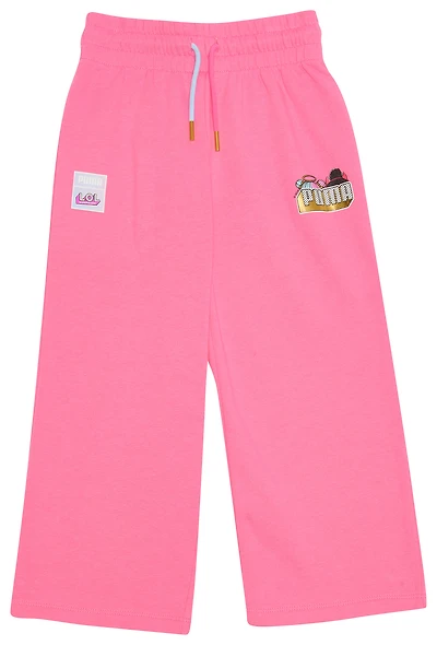 PUMA Girls PUMA LOL S&S Fleece Pants - Girls' Toddler Pink/Multi Size 2T