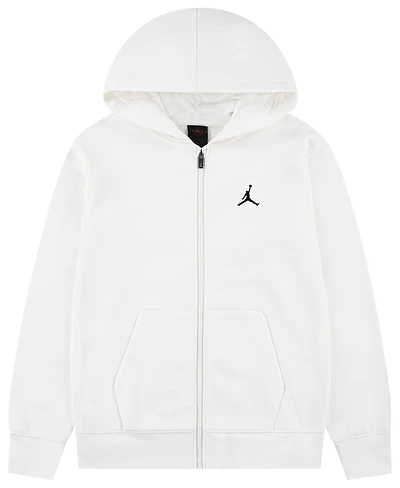 Jordan Boys Brooklyn Full-Zip Hoodie - Boys' Grade School Sail/White