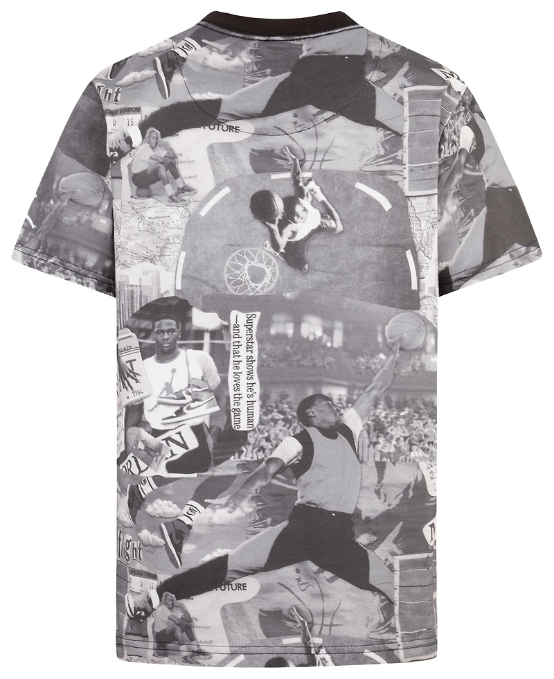 Jordan Brooklyn Collage AOP S/S T-Shirt - Boys' Grade School