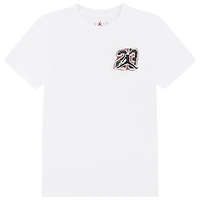 Jordan Boys Jersey Collage Short Sleeve T-Shirt - Boys' Grade School White