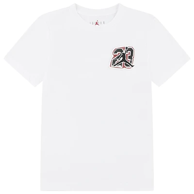 Jordan Boys Jersey Collage Short Sleeve T-Shirt - Boys' Grade School White