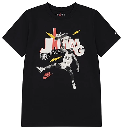Jordan Boys MJ Jamming T-Shirt - Boys' Grade School Black/Black