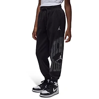Jordan Boys MVP HBR Jumpman Fleece Pants - Boys' Grade School Black/Grey