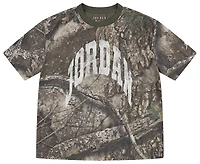 Jordan Boys MVP Distressed WM Short Sleeve T-Shirt - Boys' Grade School Olive/Tan