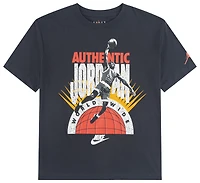 Jordan Boys Infrared Authentic T-Shirt - Boys' Grade School Infrared/Off Noir