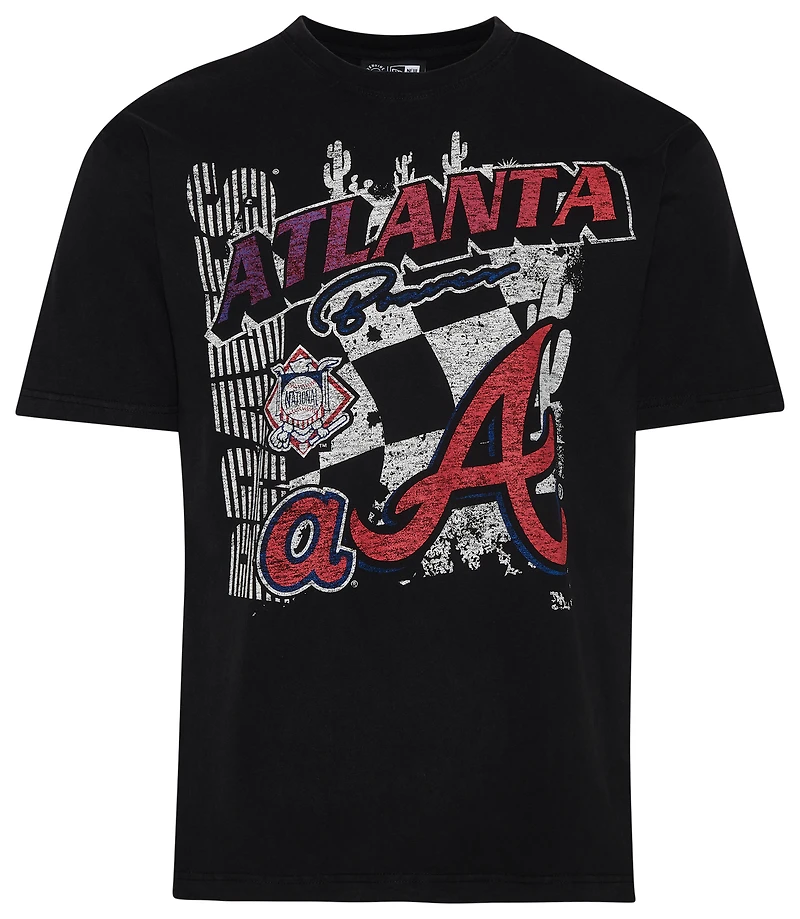 New Era Braves Fitted Short Sleeve T-Shirt - Men's
