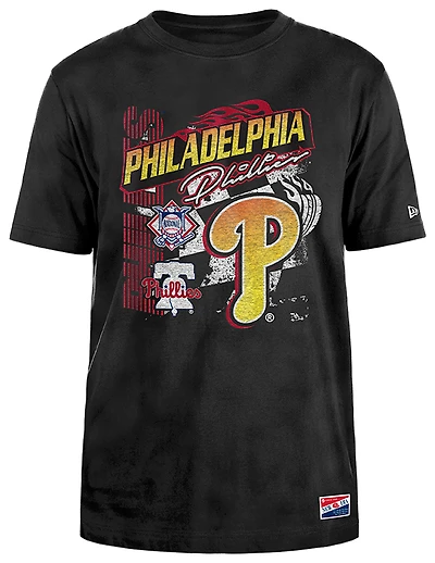 New Era Phillies Fitted Short Sleeve T-Shirt - Men's