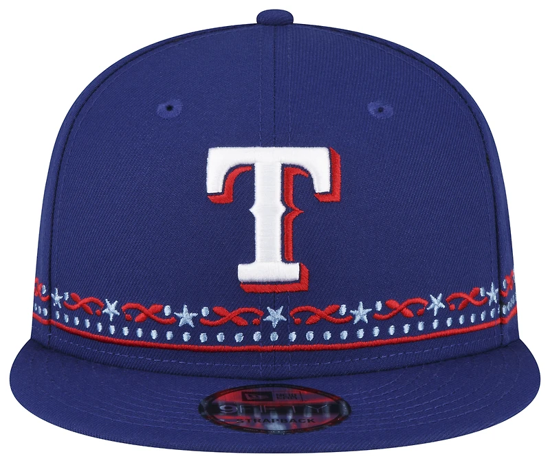 New Era Rangers 9Fifty MLB24 Detail Snapback  - Men's