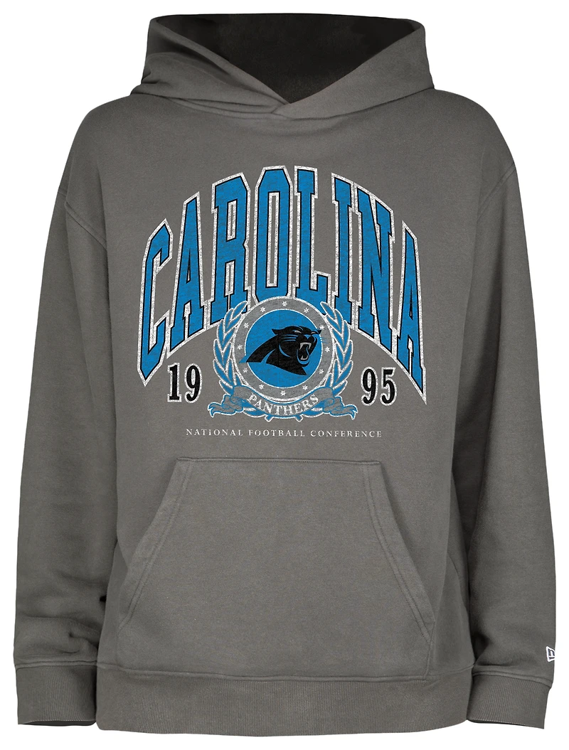 New Era Panthers Fitted Pullover Hoodie - Men's