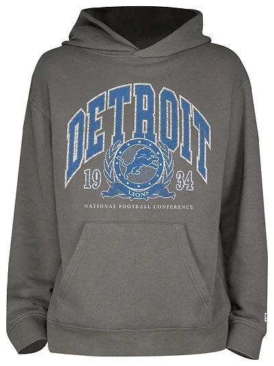 New Era Lions Fitted Pullover Hoodie - Men's