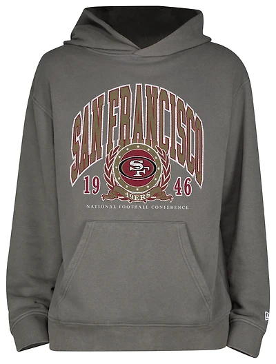 New Era 49ers Fitted Pullover Hoodie - Men's