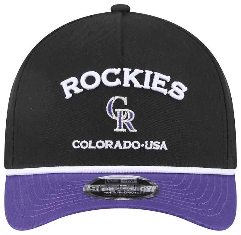 New Era Rockies 9FORTY MC AF 2Tone Rope Cap - Men's