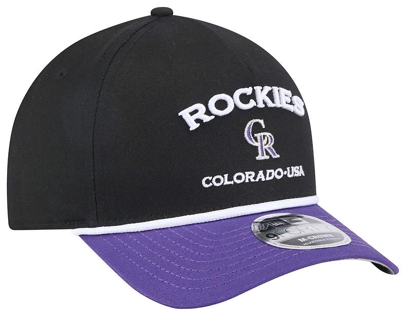 New Era Rockies 9FORTY MC AF 2Tone Rope Cap - Men's