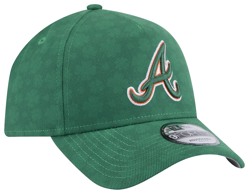 New Era Braves 9FORTY A-Frame Lucky Day BTG Cap - Men's