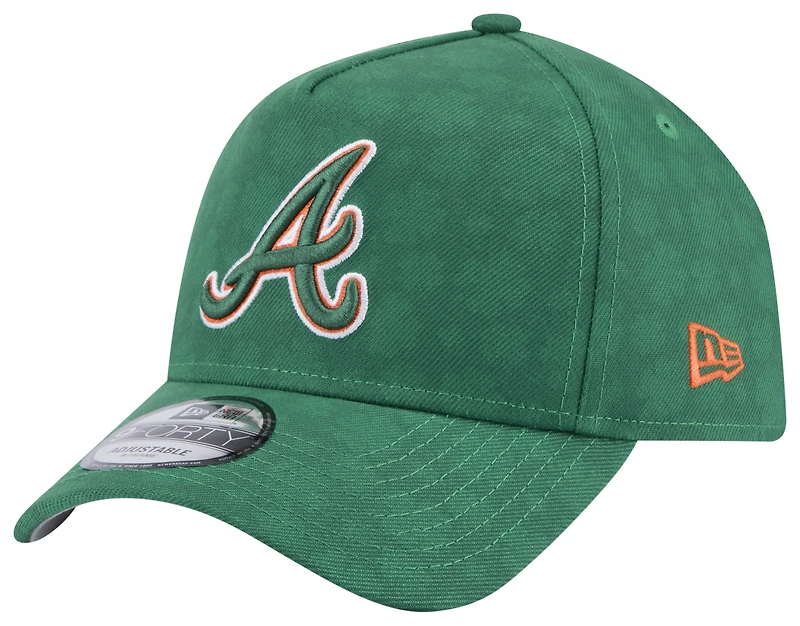 New Era Braves 9FORTY A-Frame Lucky Day BTG Cap - Men's