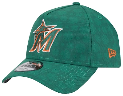 New Era Marlins 9FORTY A-Frame Lucky Day BTG Cap - Men's