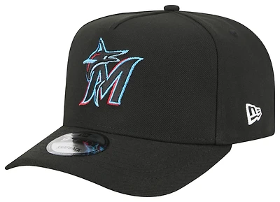 New Era Marlins 9FIFTY A-Frame EG Cap - Men's