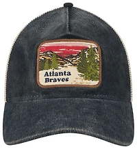 New Era Braves Vintage Landscape Cap - Men's