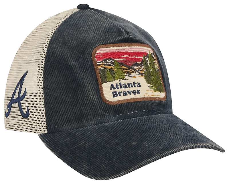 New Era Braves Vintage Landscape Cap - Men's