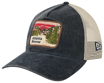 New Era Braves Vintage Landscape Cap - Men's