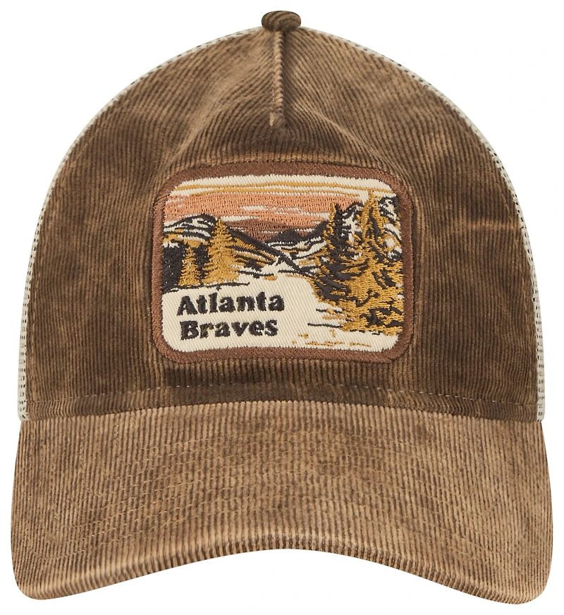 New Era Braves Vintage Landscape Cap - Men's