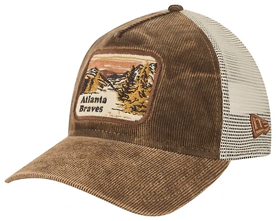 New Era Braves Vintage Landscape Cap - Men's
