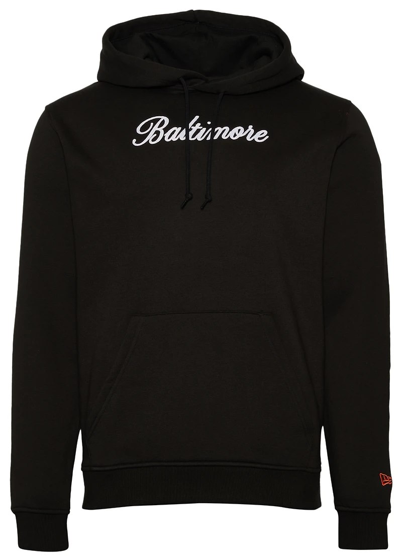 New Era Orioles Custom Pullover Hoodie - Men's