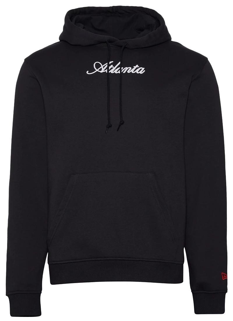 New Era Atlanta Braves Custom Pullover Hoodie - Men's