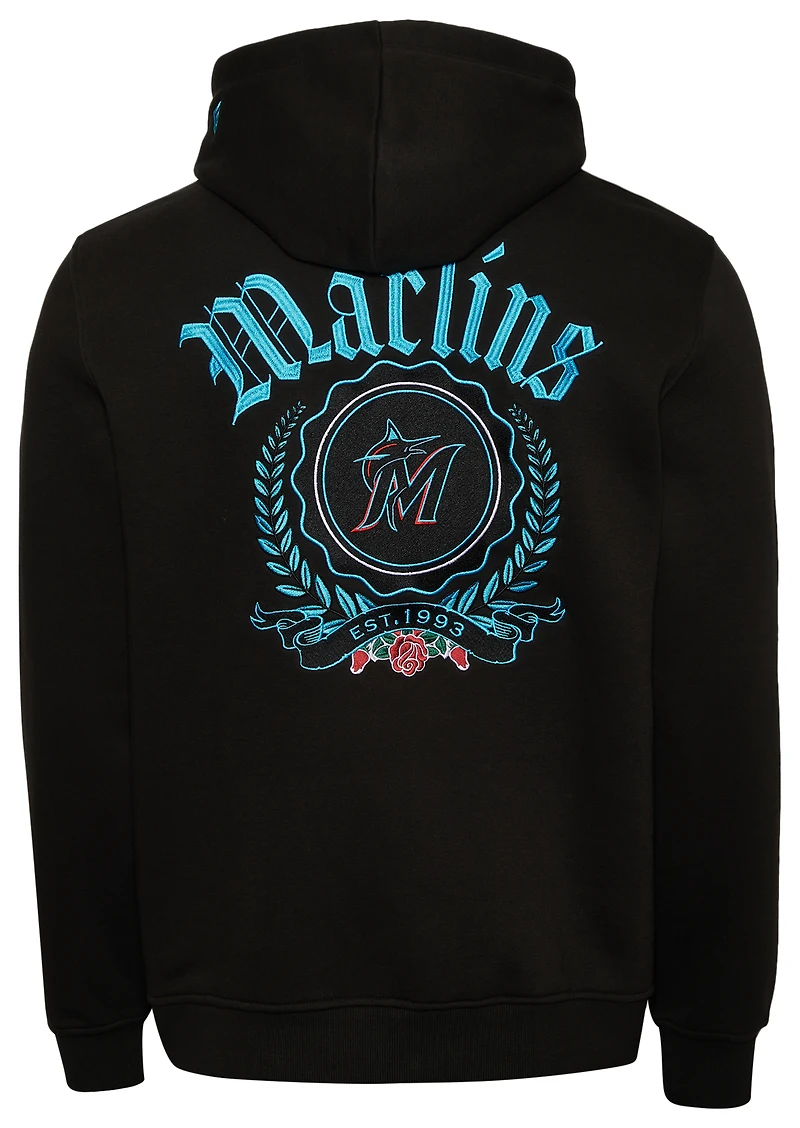 New Era Miami Marlins Custom Pullover Hoodie - Men's