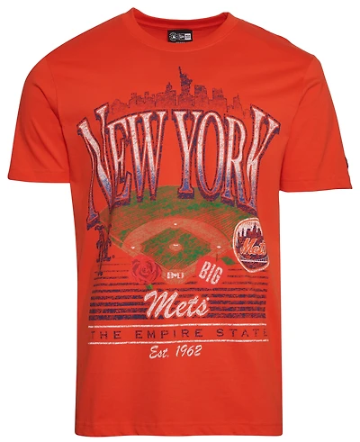 New Era York Mets Custom S/S T-Shirt - Men's