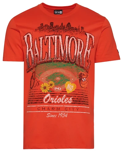 New Era Baltimore Orioles Custom S/S T-Shirt - Men's