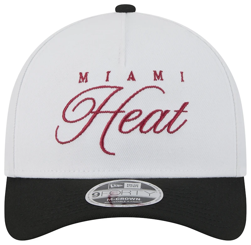 New Era Heat 9Forty AF 25 NBA Draft Cap - Adult