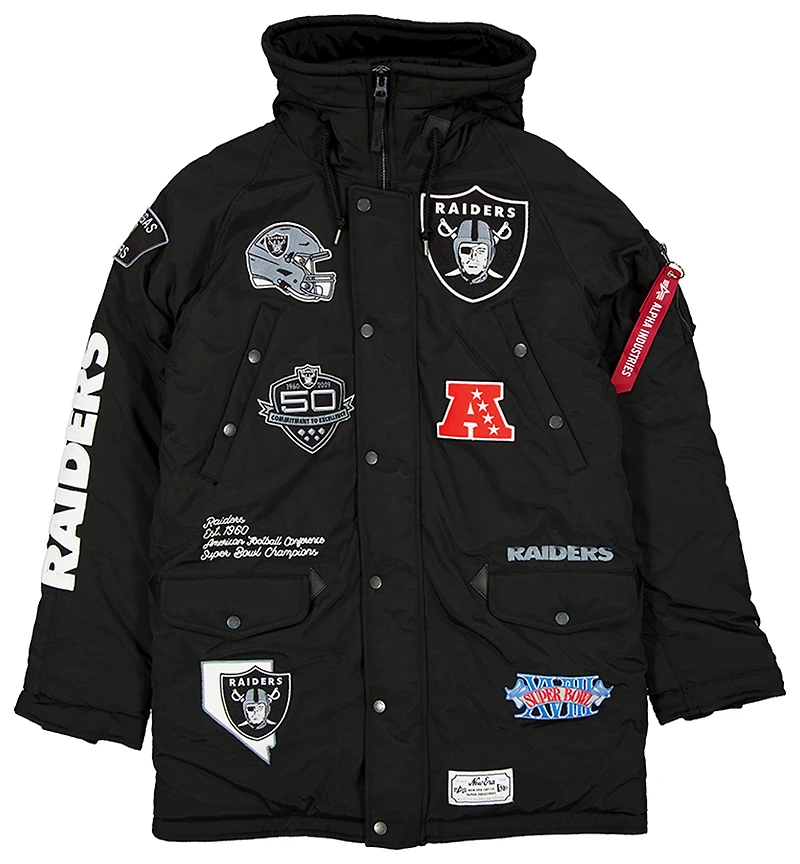 New Era Raiders Alpha Parka - Men's
