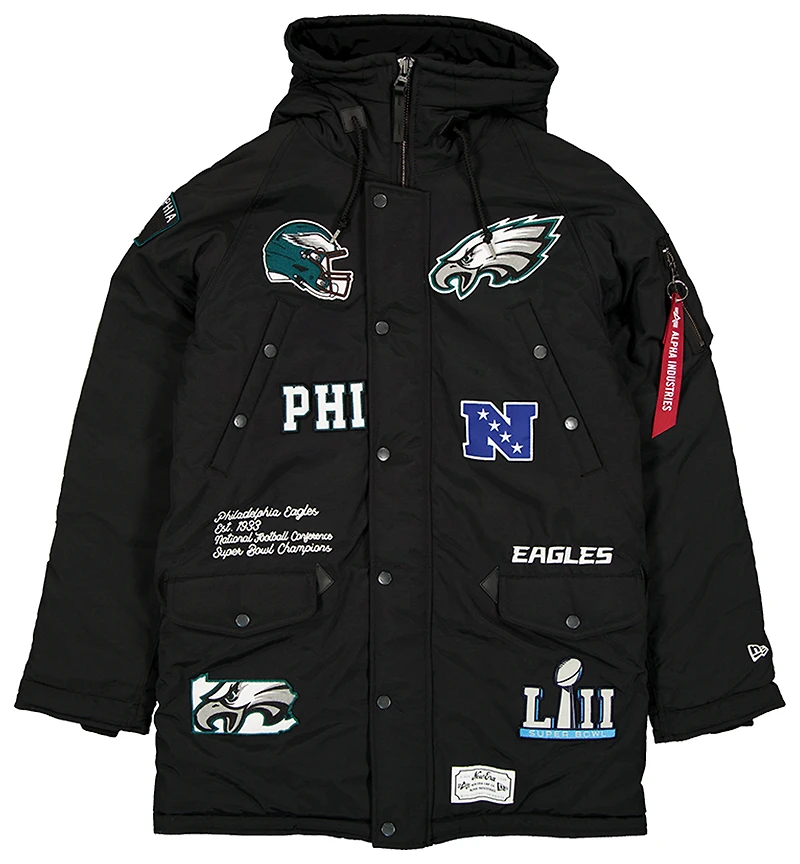 New Era Eagles Alpha Parka - Men's