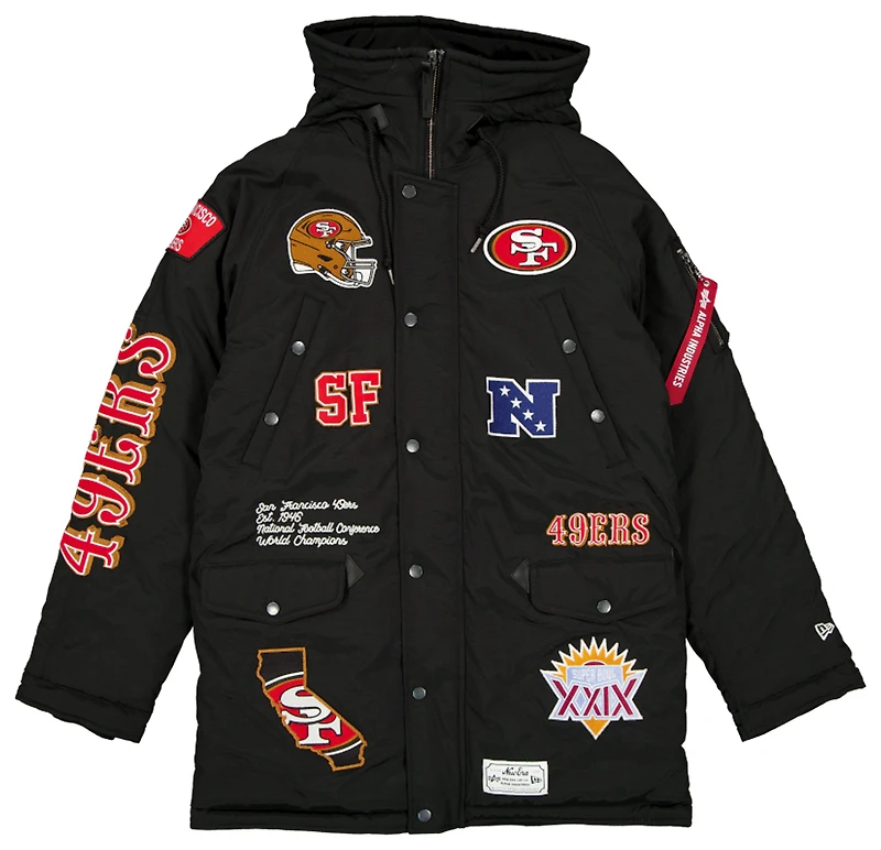 New Era 49ers Alpha Parka - Men's