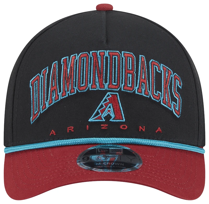 New Era Diamondbacks 9FORTY MC A-Frame Arch Cap - Men's