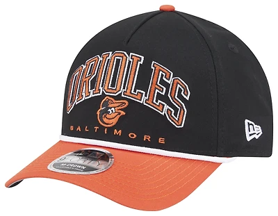 New Era Orioles 9FORTY MC A-Frame Arch Cap - Men's