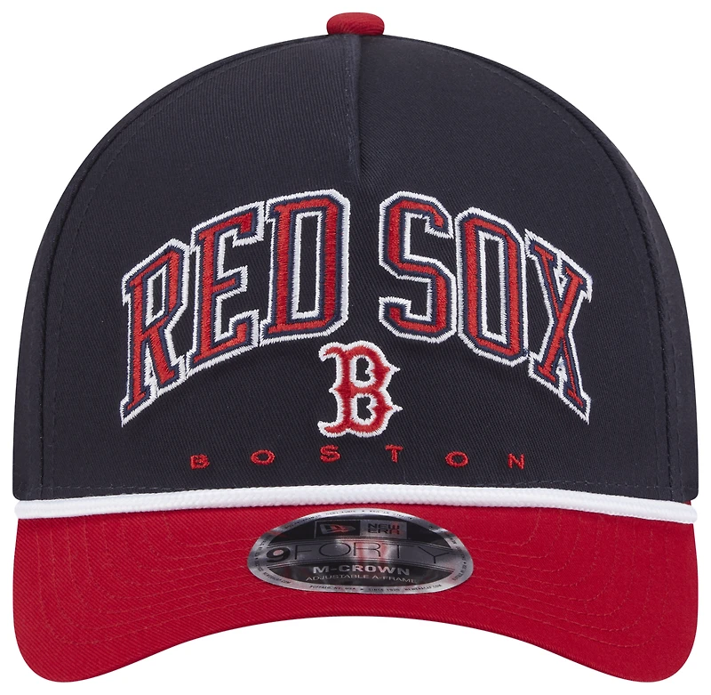 New Era Red Sox 9FORTY MC A-Frame Arch Cap - Men's