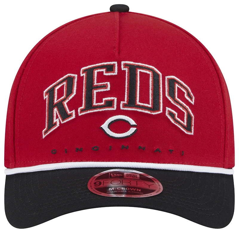New Era Reds 9FORTY MC A-Frame Arch Cap - Men's