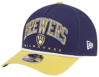 New Era Brewers 9FORTY MC A-Frame Arch Cap - Men's
