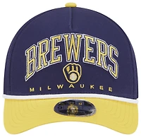 New Era Brewers 9FORTY MC A-Frame Arch Cap - Men's